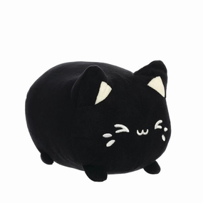 Tasty Peach Black Sesame Meowchi 18cm Life Size Tiny Peek