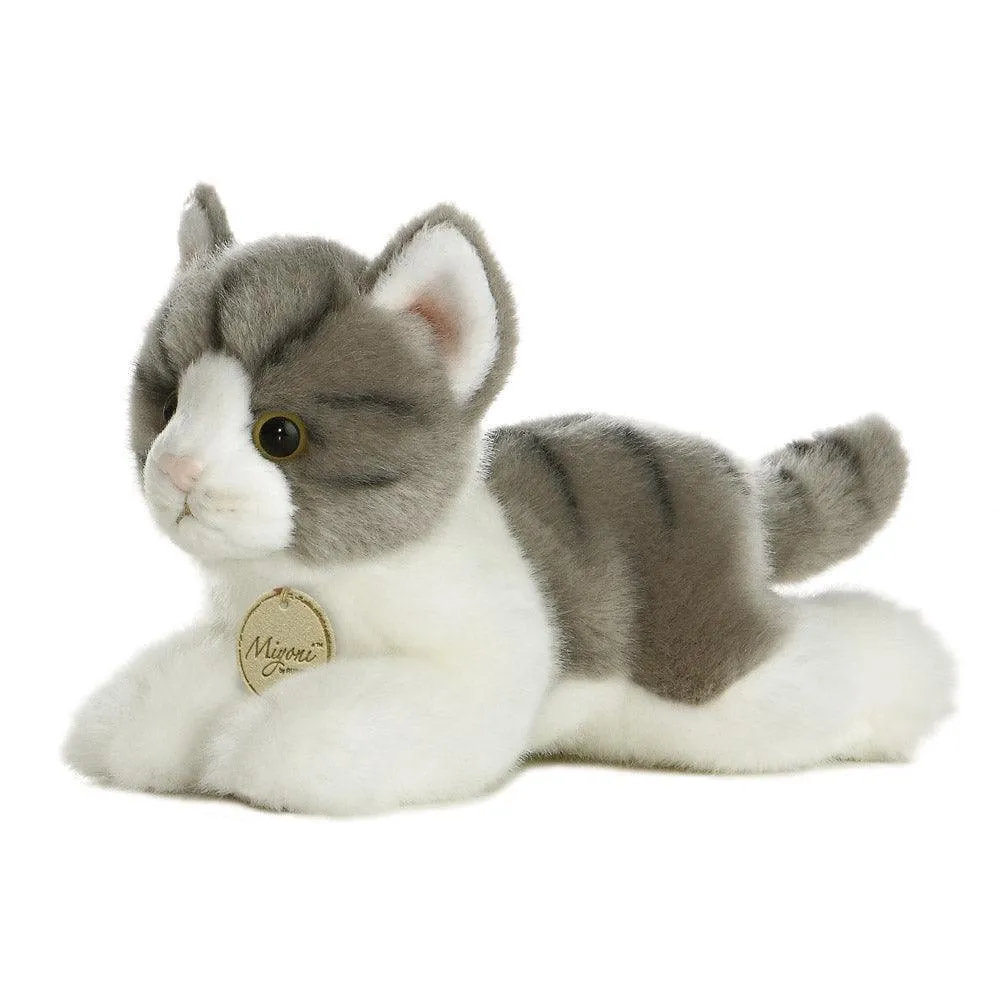 AURORA MiYoni Grey Tabby Cat 8-inch Plush Limited Hero