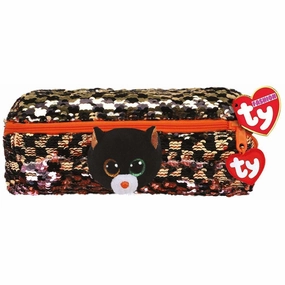 PVC Figure Ty Shadow Le Chat Soft Toy Sequins Pencil Case 20 cm