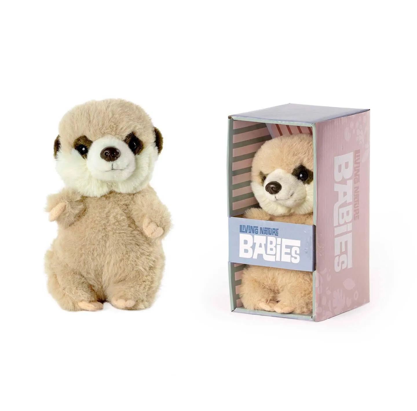 Sports Memorabilia Hobby Kit LIVING NATURE AN574 Babies Meerkat Pup 17cm Soft Toy
