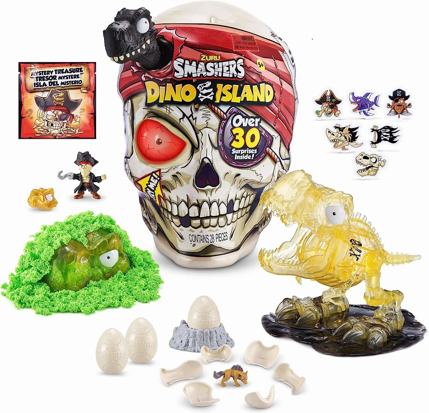 Independent Artist Childhood Memory SMASHERS Dino Island Giant Skull Assortment by Zuru