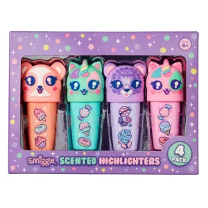 Desktop Replica Art Deco SMIGGLE Best Budz Highlighter Pack X4