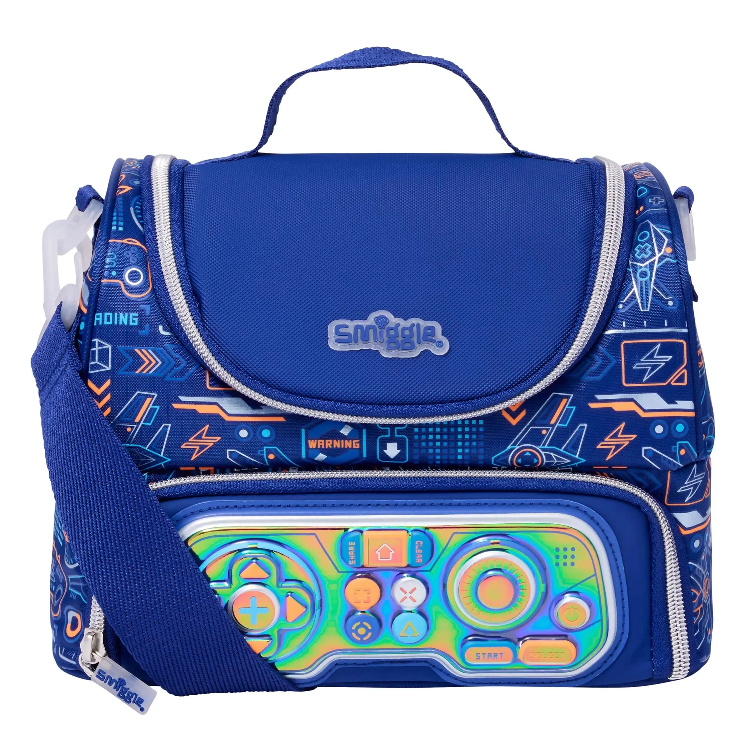 Smiggle Beta Double Decker Large Lunchbox With Strap - Navy Exquisite Craftsmanship