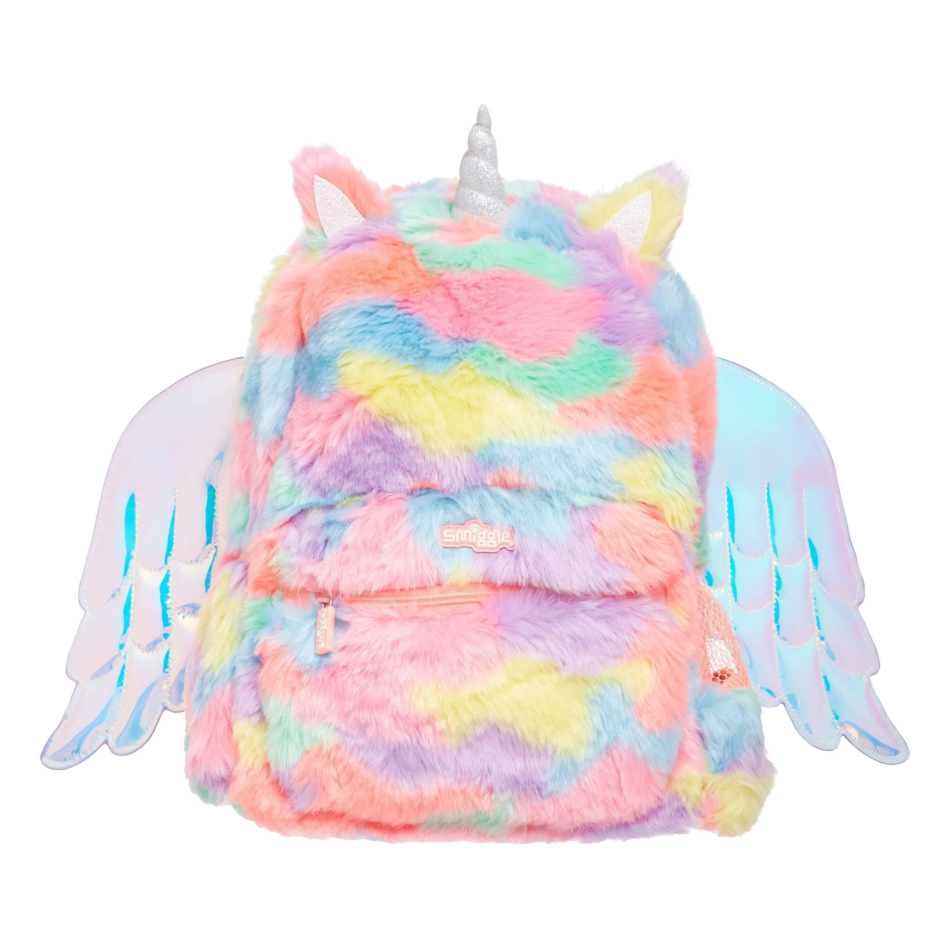 Missing Piece PVC Toy SMIGGLE Dreamer Fluffy Junior Backpack - Pastel