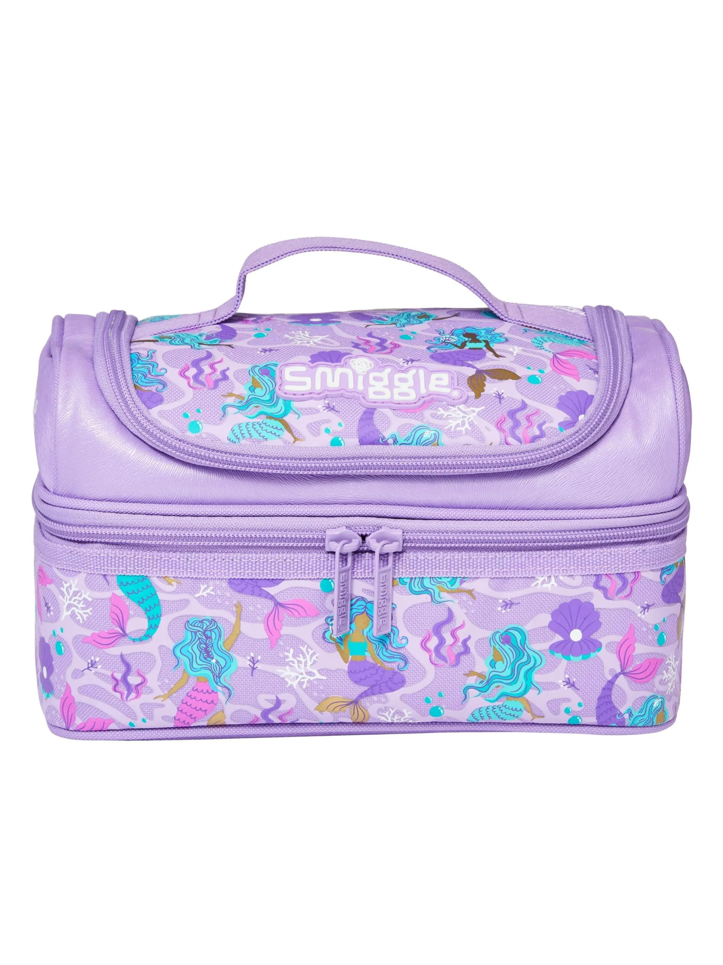 SMIGGLE Drift Double Decker Lunchbox - Lilac Pride And Joy