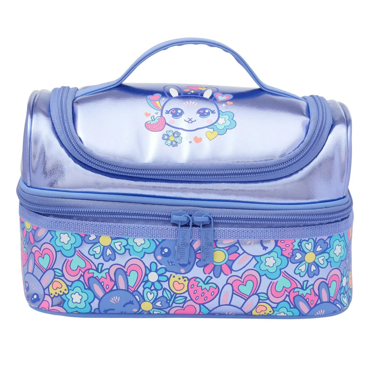 SMIGGLE Hop Double Decker Lunchbox - Lilac Collection Showcase Classic Toy