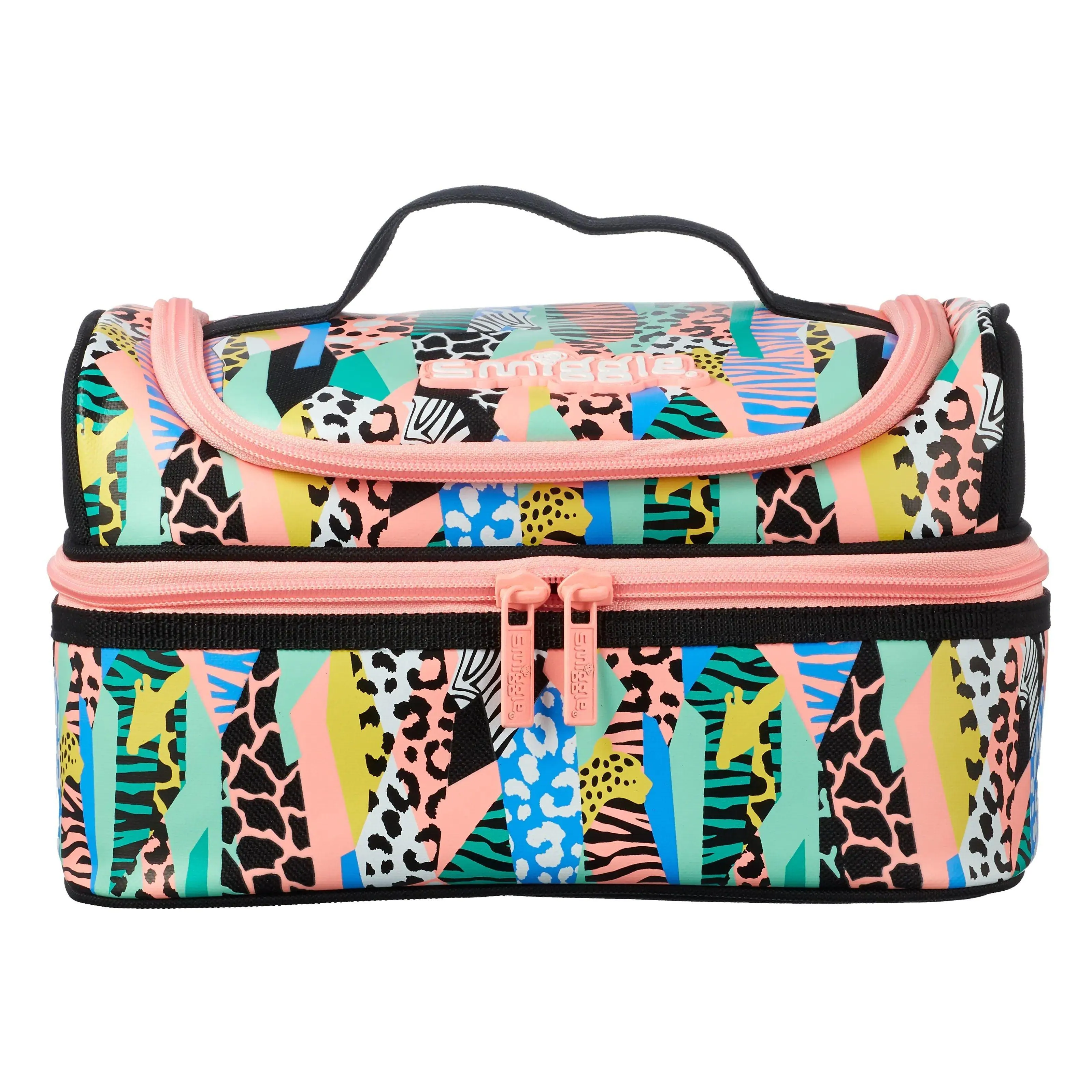 SMIGGLE Illusion Double Decker Lunchbox - Colour Mix Cult Classic Valentine Gift