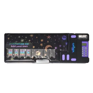 Sculpted Art SMIGGLE Lunar Pop-Out Id Pencil Case Black