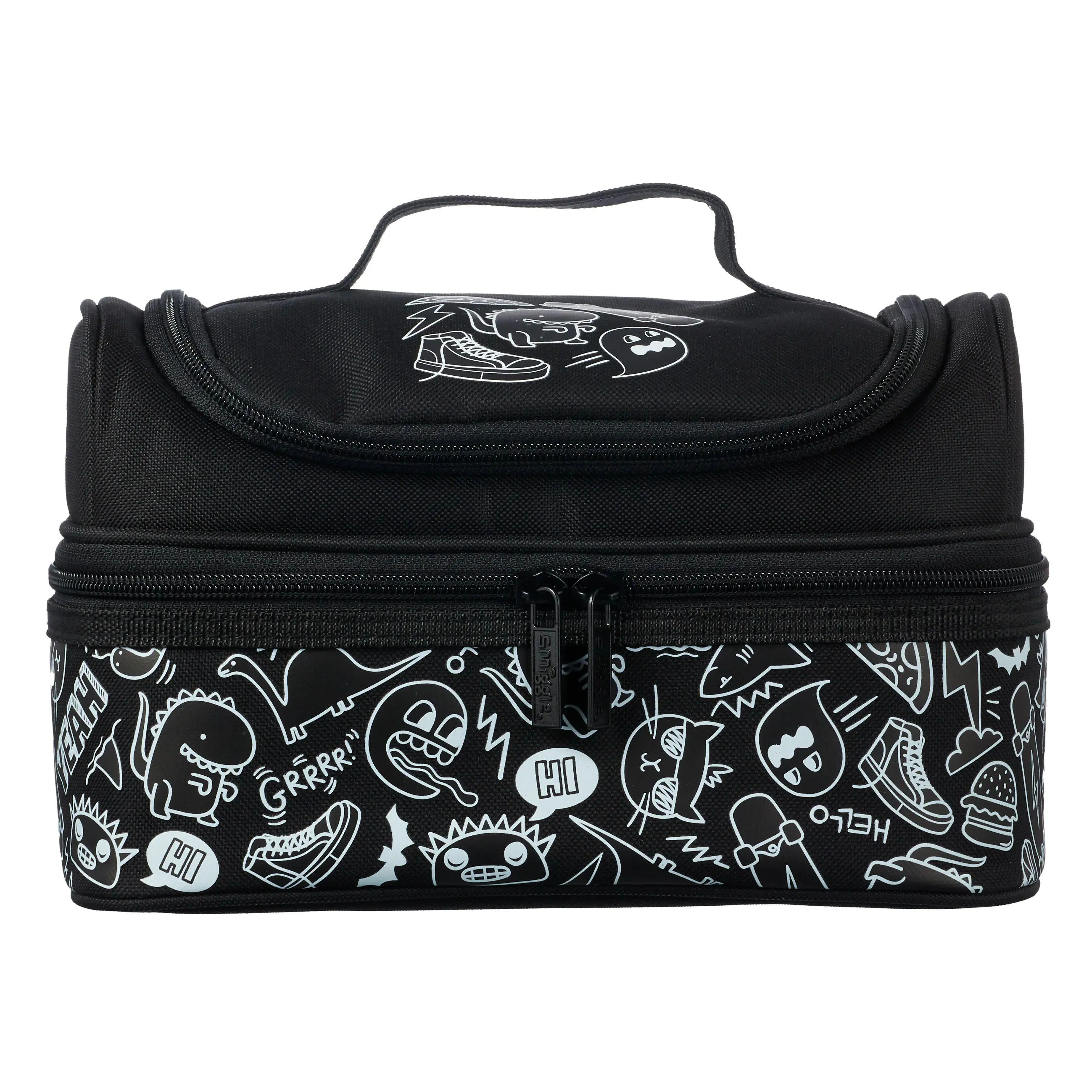 Collector Display SMIGGLE Neat Double Decker Lunchbox - Black