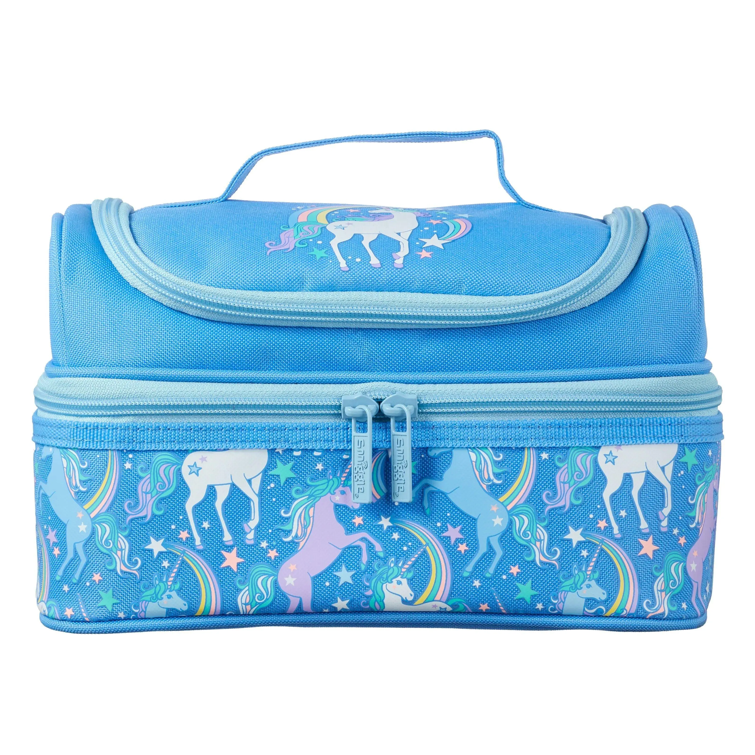 Gaming Statue Train Model SMIGGLE Neat Double Decker Lunchbox - Cornflower Blue