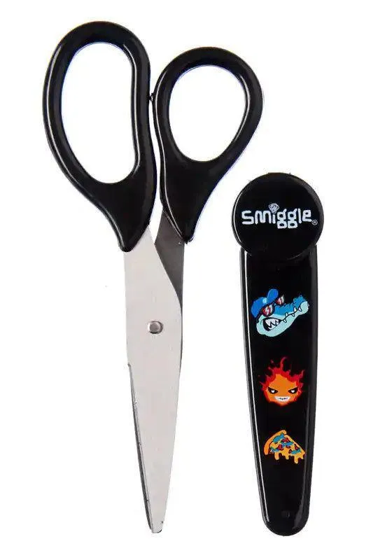 SMIGGLE Scissors - Stylin' with Safe Plastic Case Superhero Hero Fictional Hero