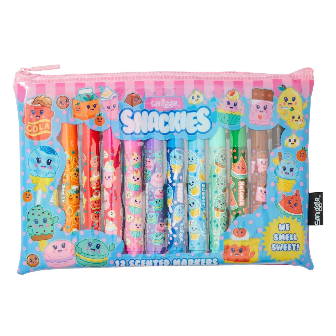 SMIGGLE Snackies Scented Marker Pack X12 Display Piece Desktop Replica