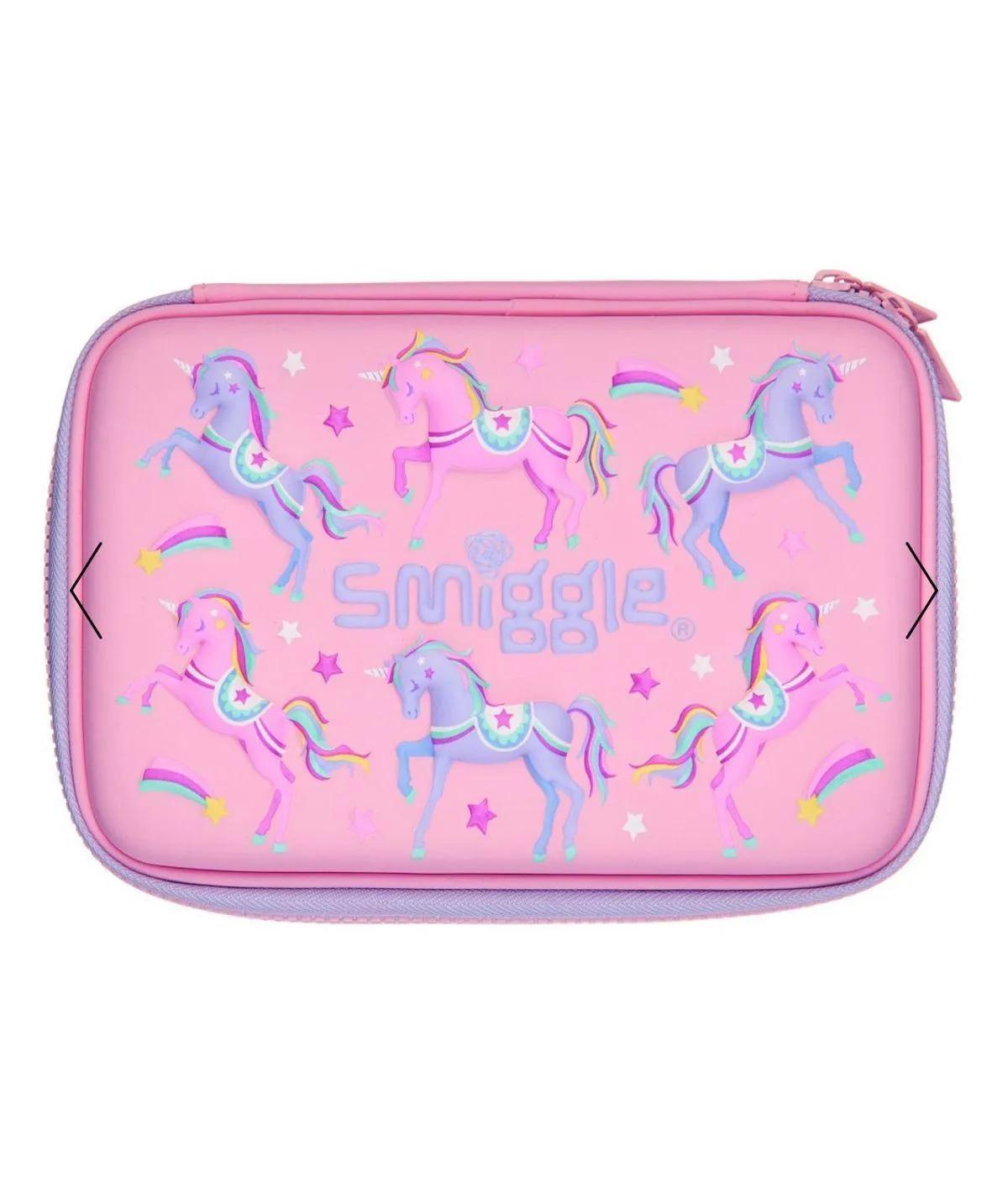 SMIGGLE Unicorn Hardtop Pencil Case Posable Statue