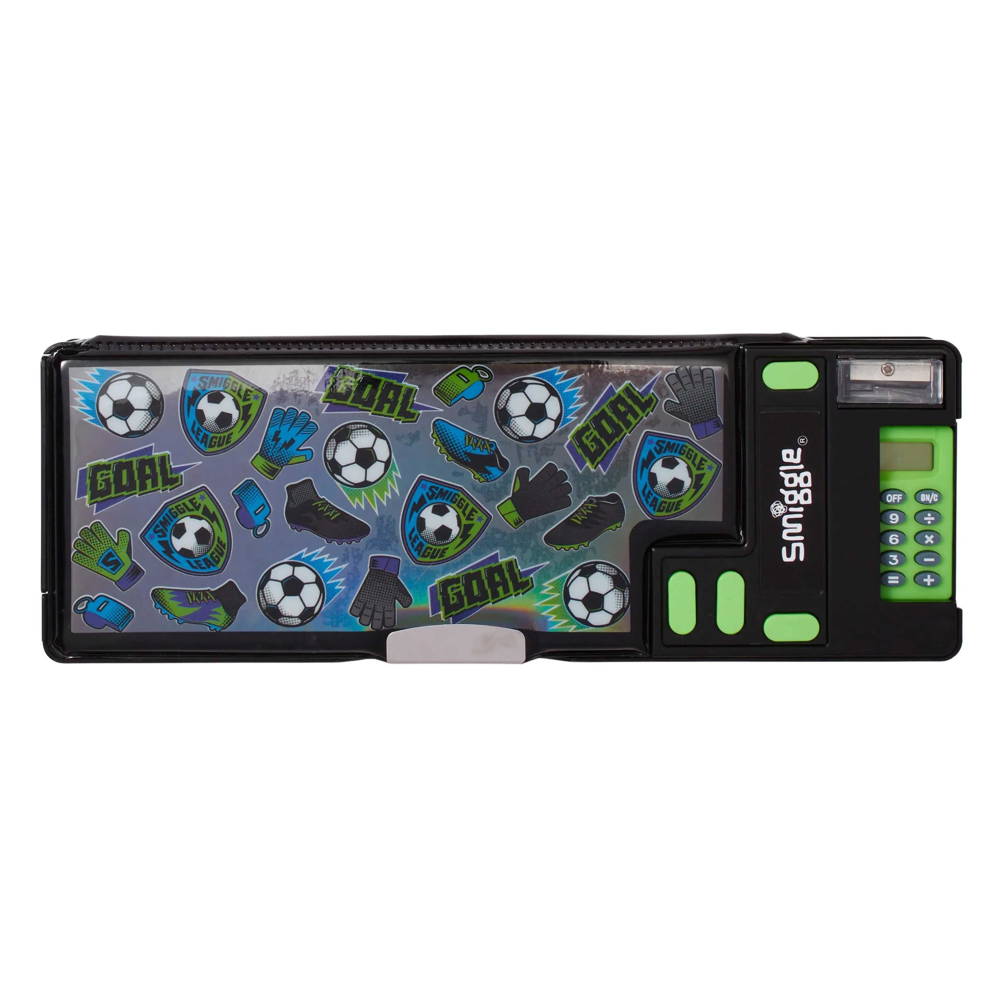 SMIGGLE Vibin' Pop Out Pencil Case - Black Game Merch