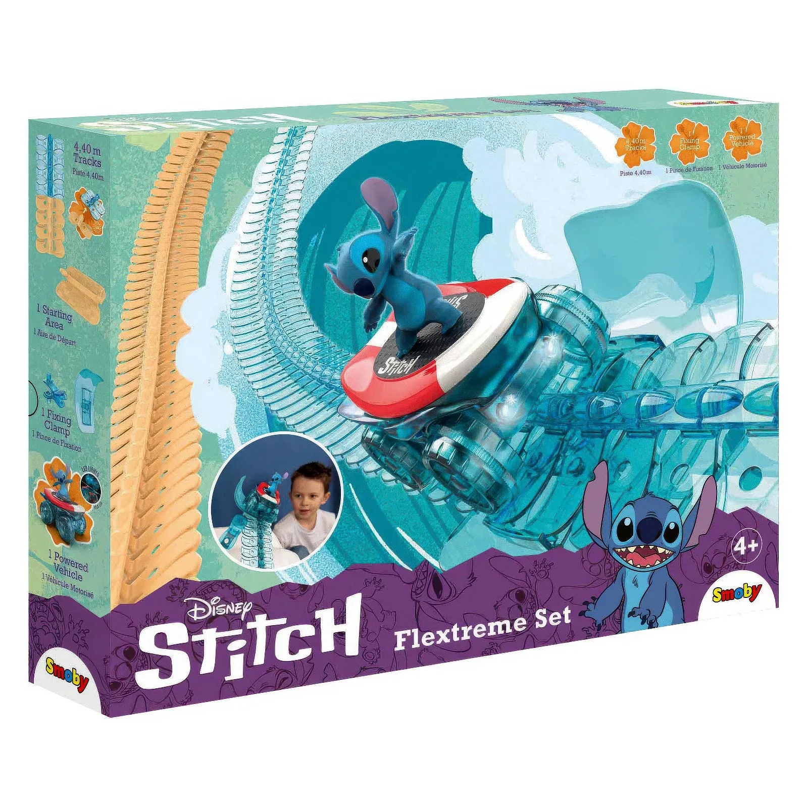 Anniversary Present Augmented reality Smoby Stitch FleXtreme Race Track Car Discovery Set
