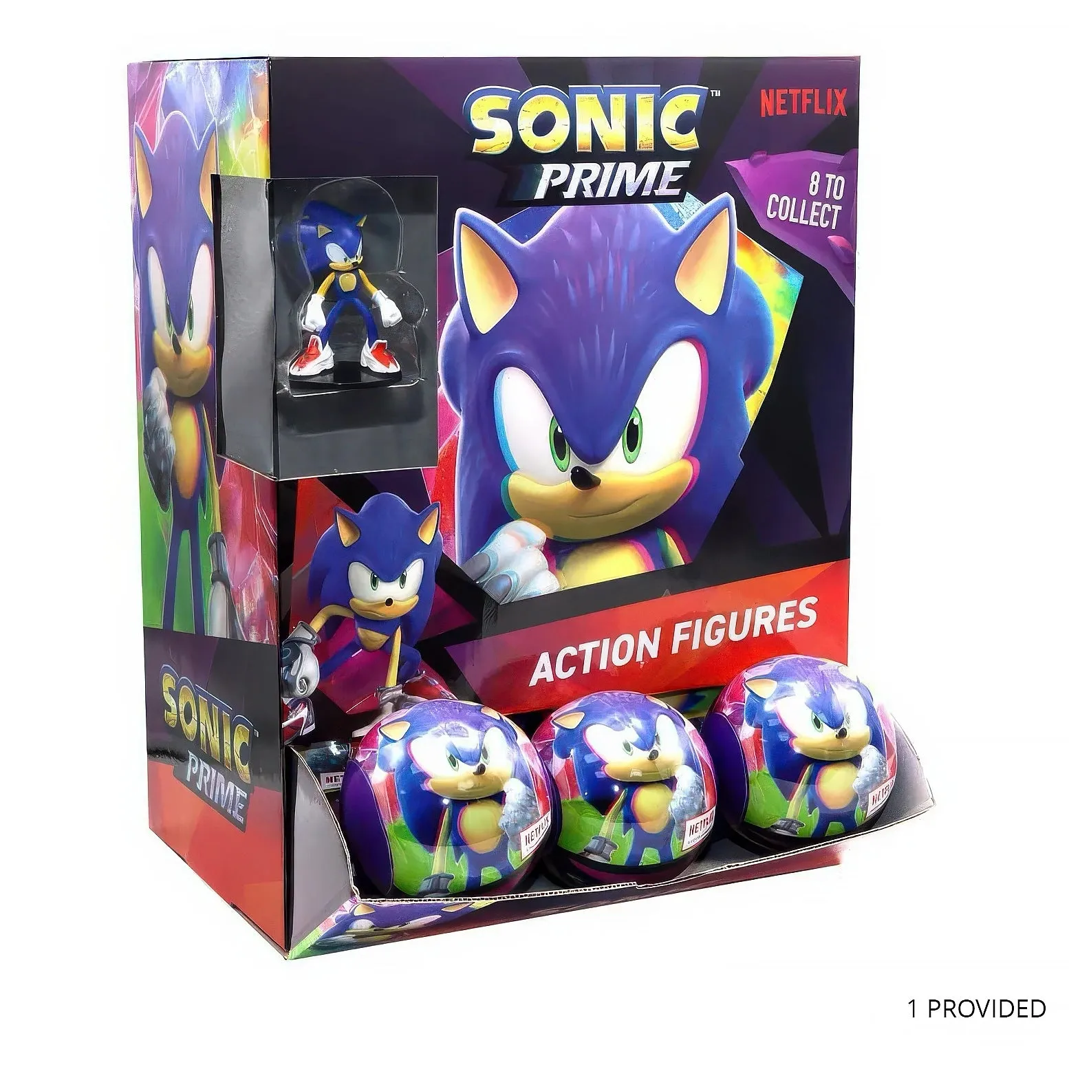 Sonic Action Figure In Capsule - Assorted Artistic Sculpture