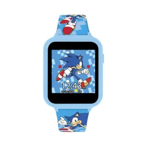 Superhero Figure SONIC the Hedgehog Interactive Kids' Silicon Strap Watch