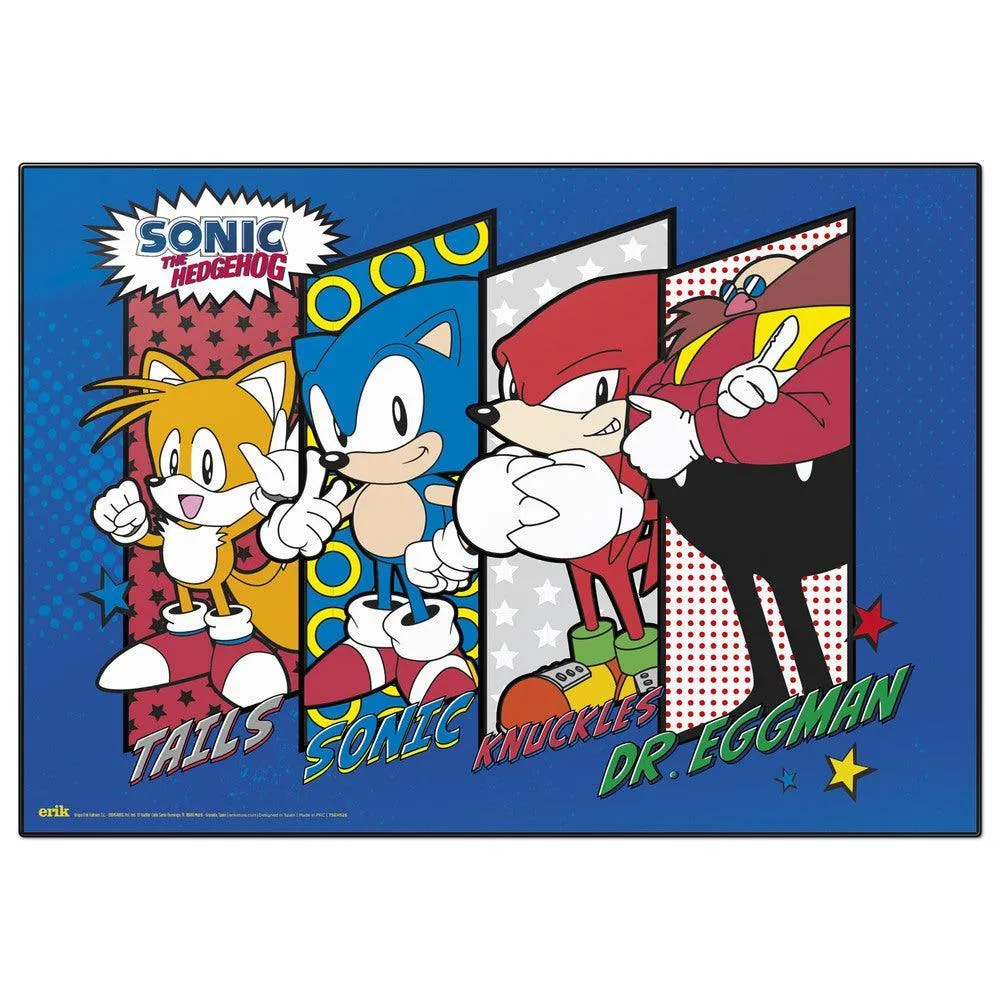 Gaming Figure SONIC The Hedgehog School Desk Mat