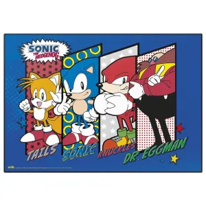 Gaming Figure SONIC The Hedgehog School Desk Mat