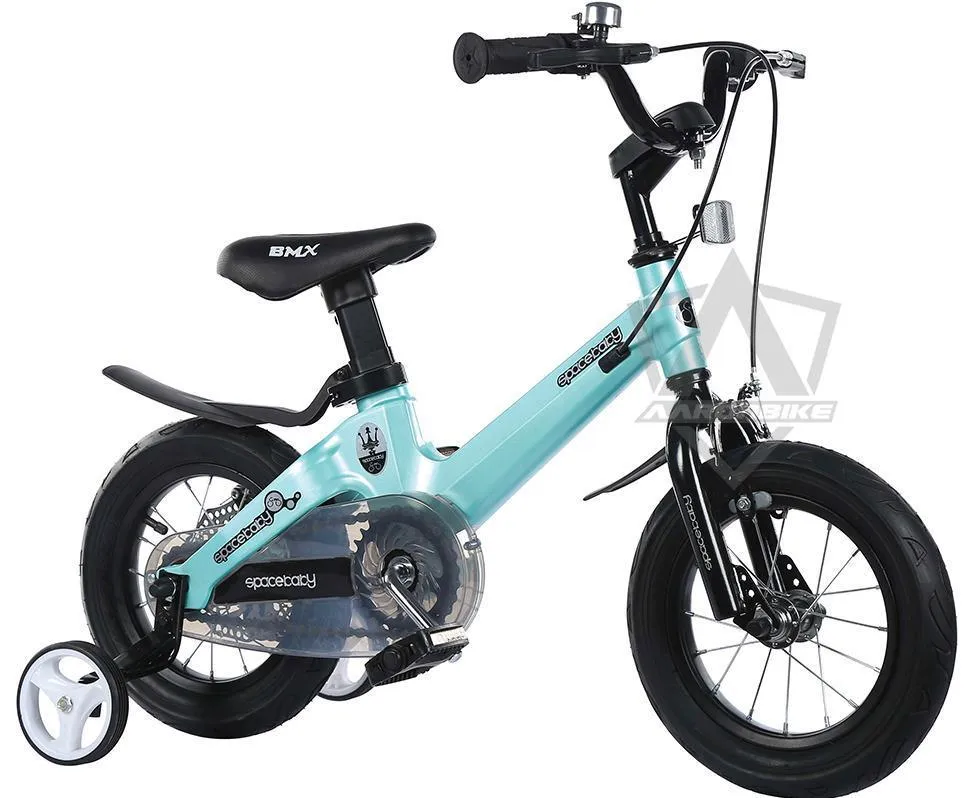 Spacebaby 12-inch Kids BMX Bicycle - Aqua Interchangeable Part