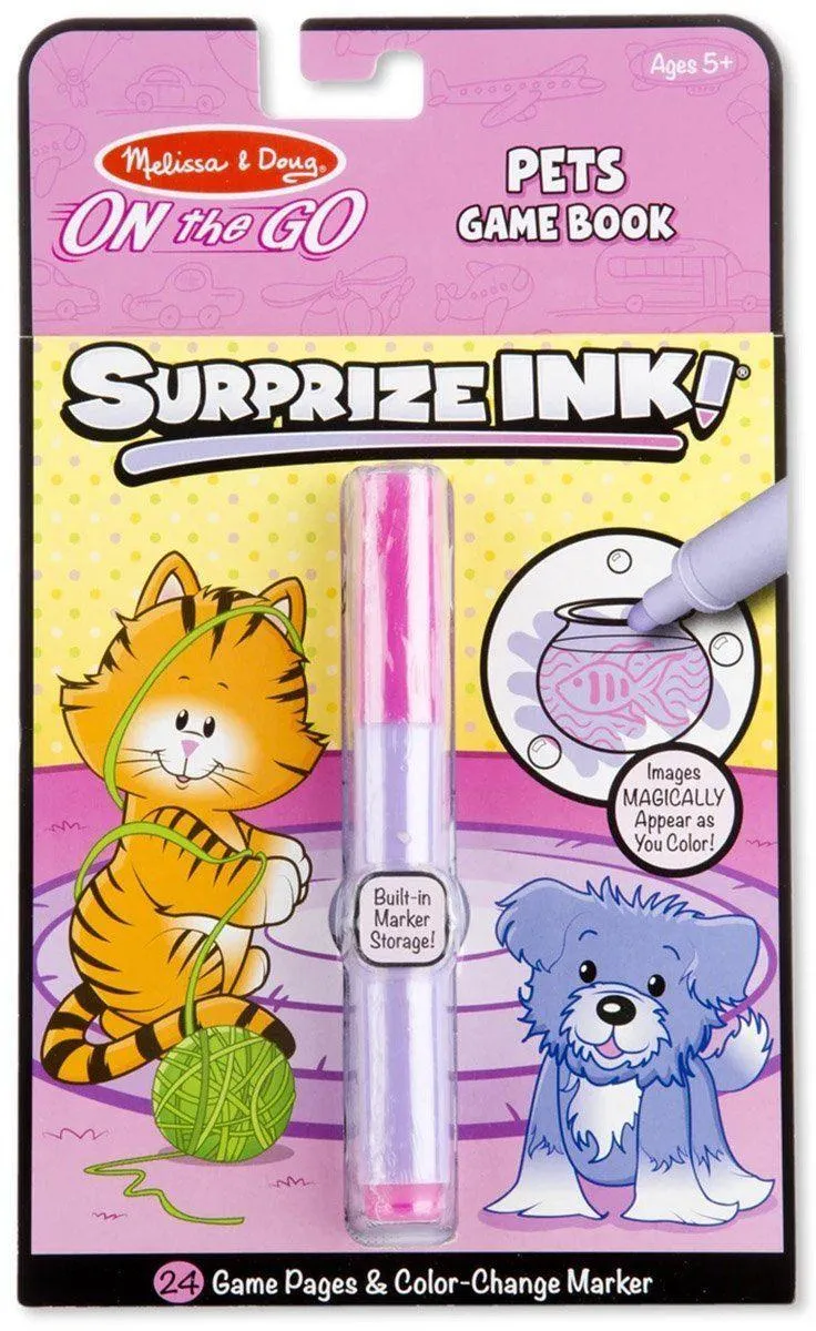 Series Collection Jungle Beast Melissa & Doug 15287 Surprise Ink, On The Go - Pets Game Book