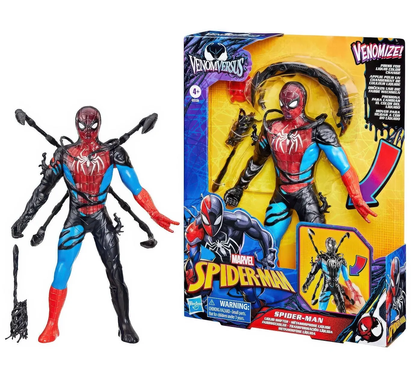 Showcase Piece Mainstream Appeal Spider-man Venom Versus Liquid Shifter Figure