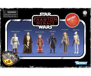 Rubber Toy Holiday Ornament STAR WARS Retro Collection: The Phantom Menace Figure Multipack