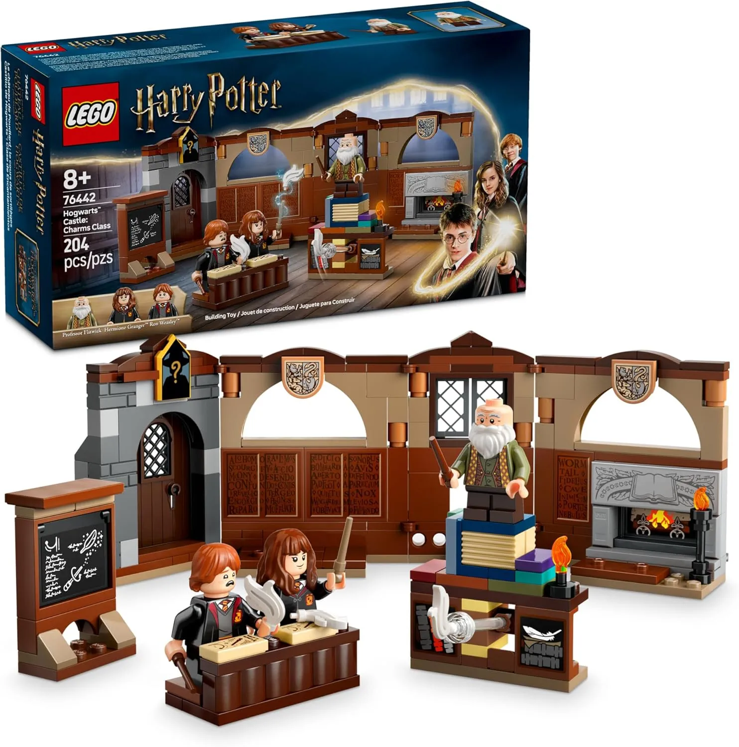 Ghostly Decorations Spooky Decor Lego 76442 - Harry Potter Hogwarts Castle: Charms Class