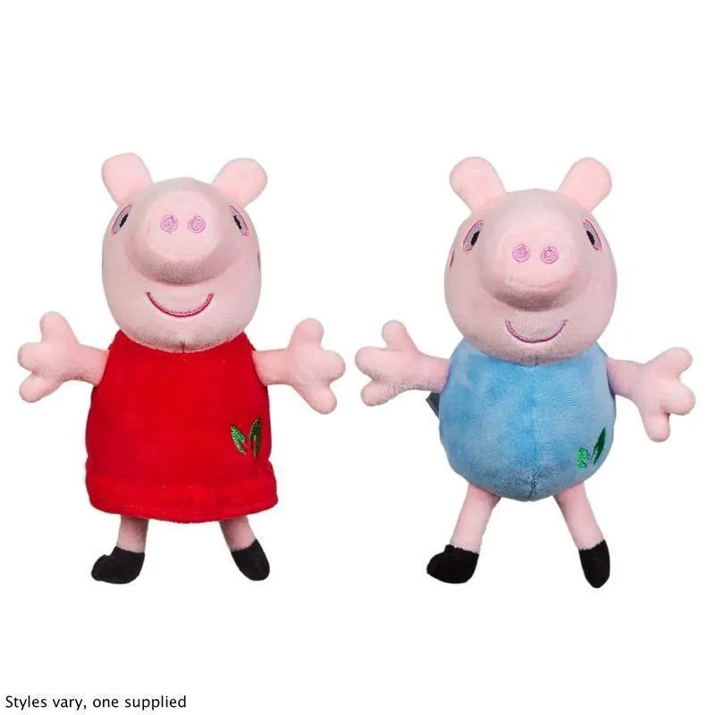 Peppa Pig Eco Plush Collectable - Assorted Articulated Replica Cowboy Sculpture