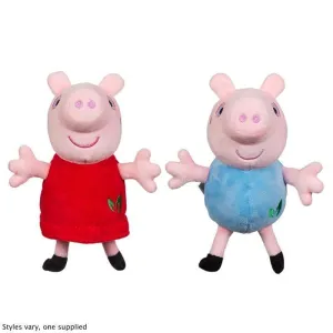 Peppa Pig Eco Plush Collectable - Assorted Articulated Replica Cowboy Sculpture