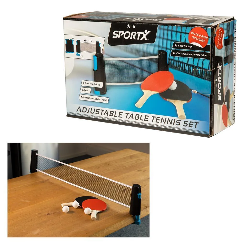 SportX Portable Table Tennis Net Set Ocean Animal Brand Collaboration