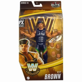 WWE Elite Collection D'lo Brown Action Figure Hand Sculpted
