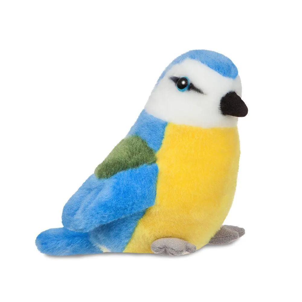 Valentine Gift AURORA Mini Flopsie Blue Tit 8-inch Plush