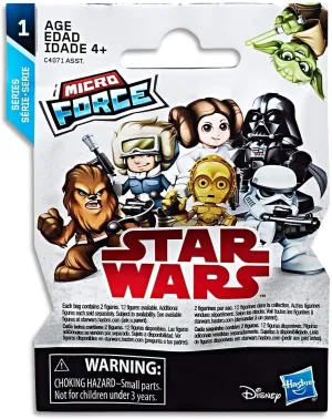 Toy Museum Star Wars Micro Force Blind Bags Series 1 Mini-Figurines