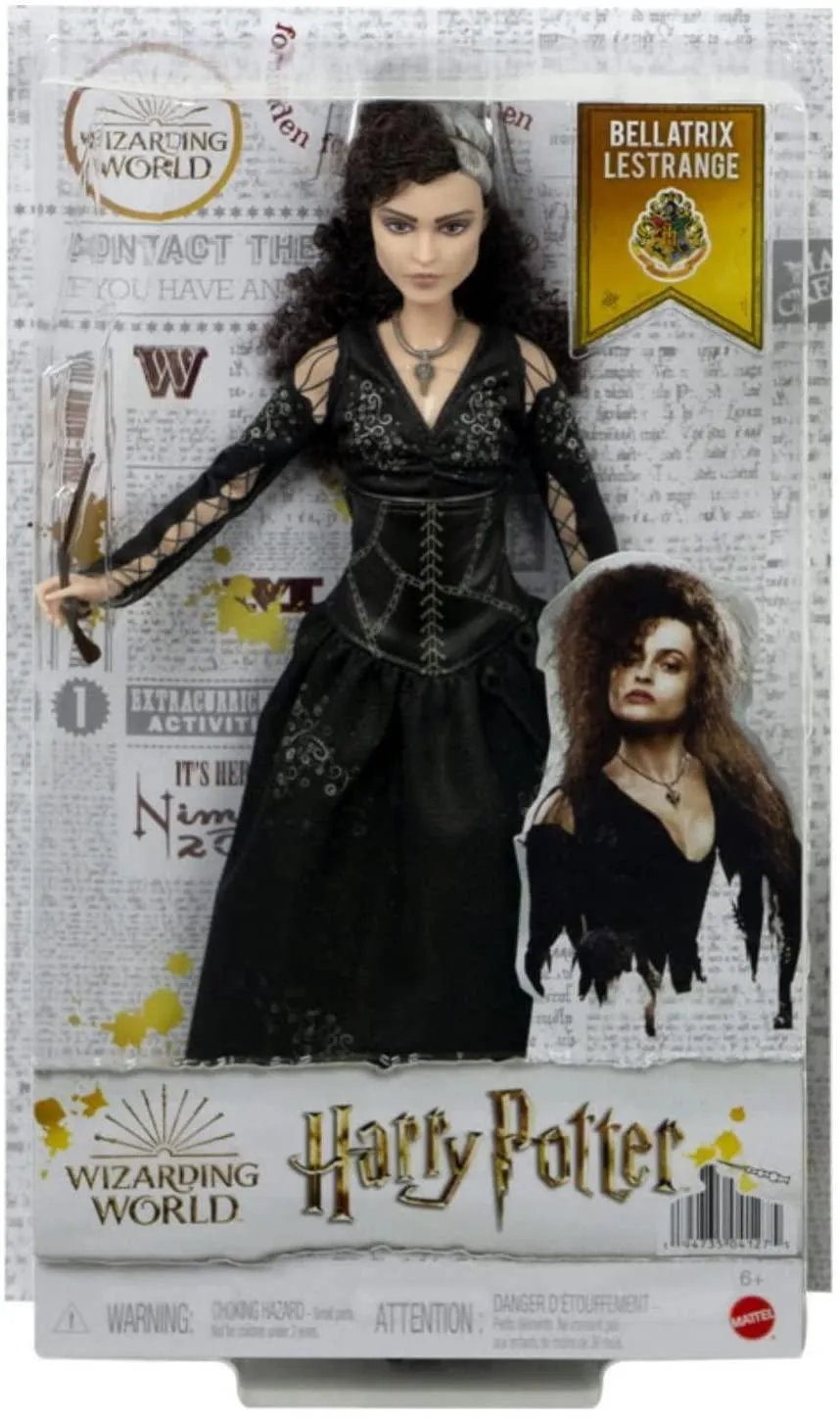 Harry Potter Bellatrix Lestrange Doll PVC Statue Felt Toy