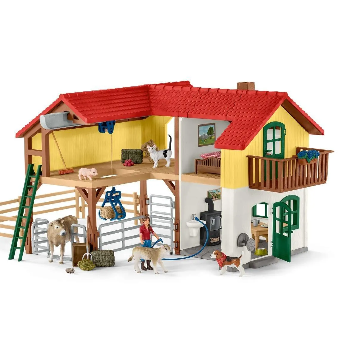 Fantasy Creature Anime Model SCHLEICH 42407 Farm World Large Farm House