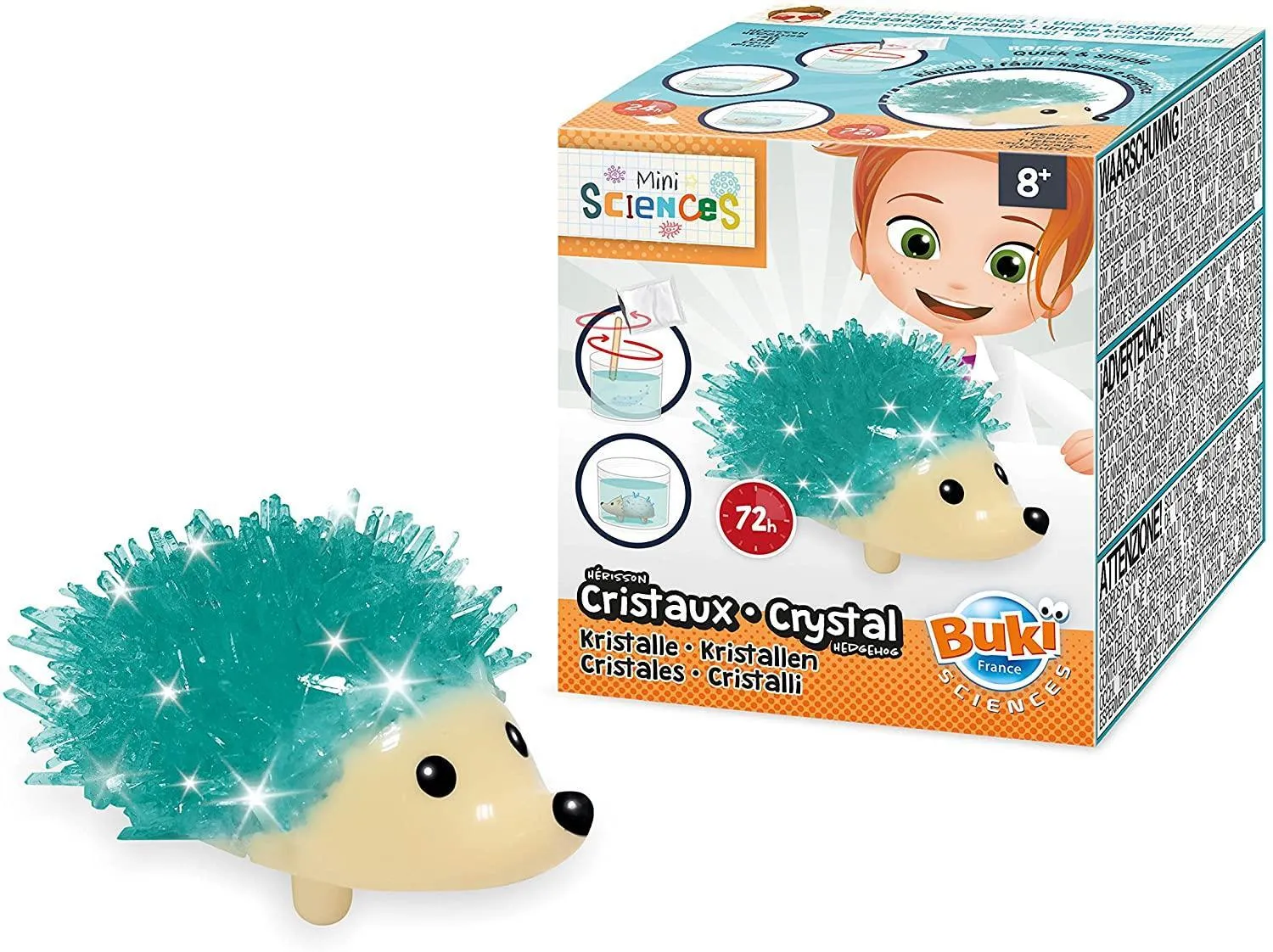 BUKI France 9008 - Mini Sciences Crystal Hedgehog Gaming Hero