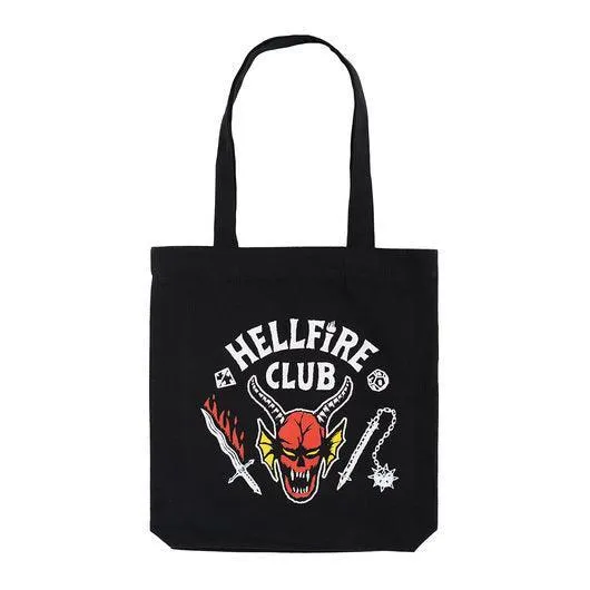 Stranger Things Hellfire Club Tote Bag Oceanic Art