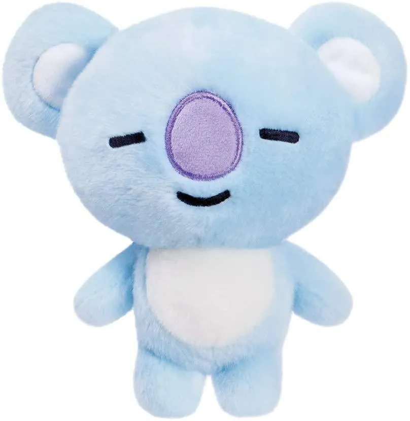 AURORA BT21 Official Merchandise, KOYA Soft Toy, Small, 61328, Blue Action Hero
