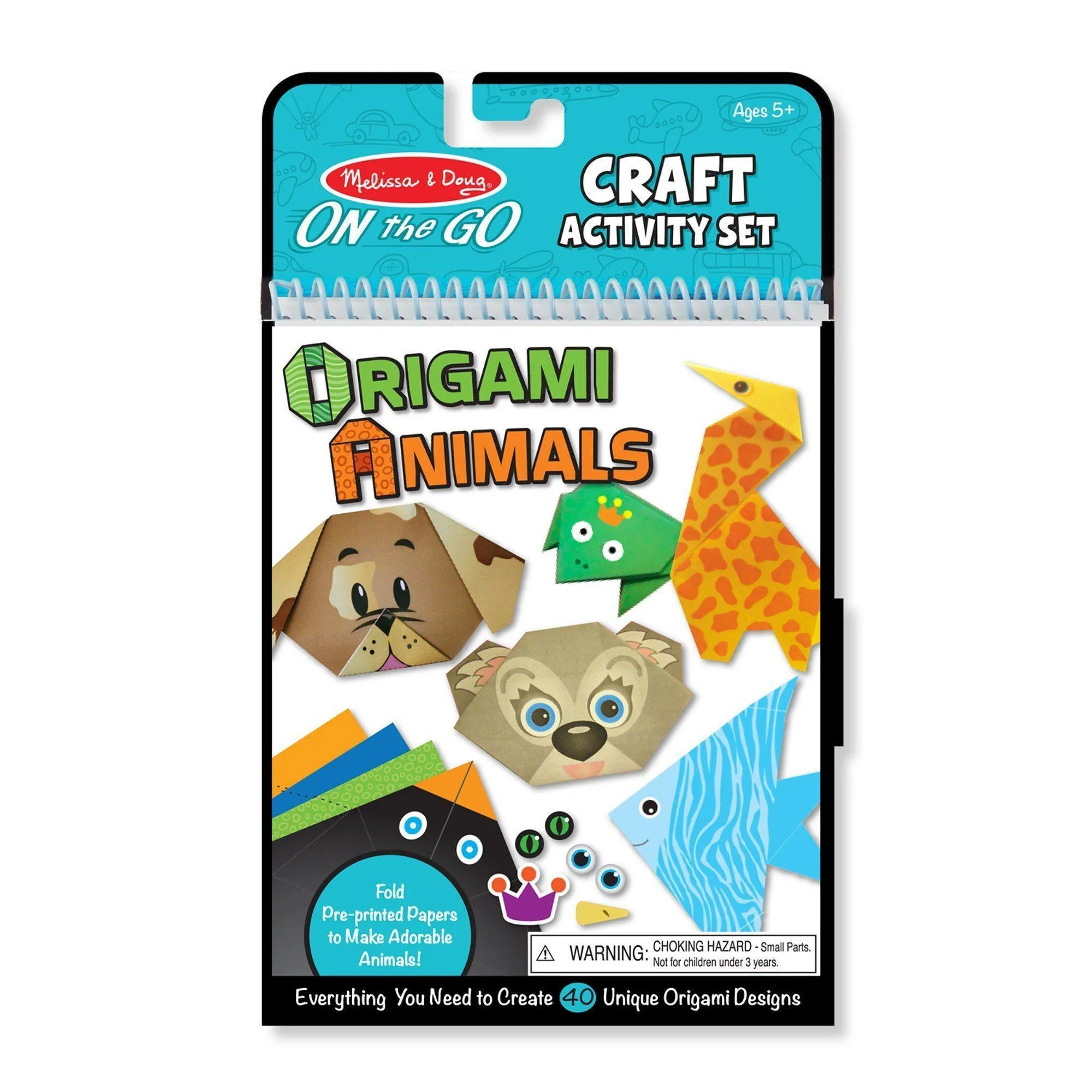 Melissa & Doug On-the-Go Crafts - Origami Animals Shelving Ornament Premium Figure
