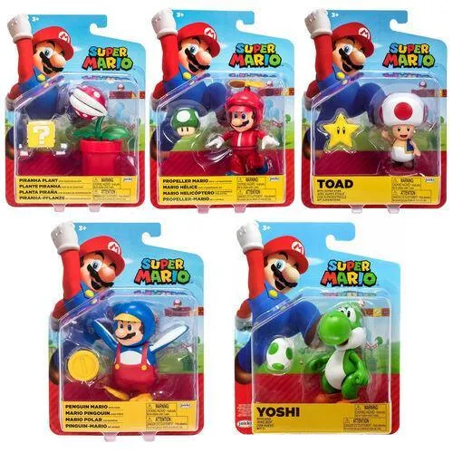 Everyday Use Super Mario 10cm Figure - Assorted