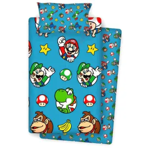 Super Mario Bros Sheets Set Bed 90cm Marvel Universe