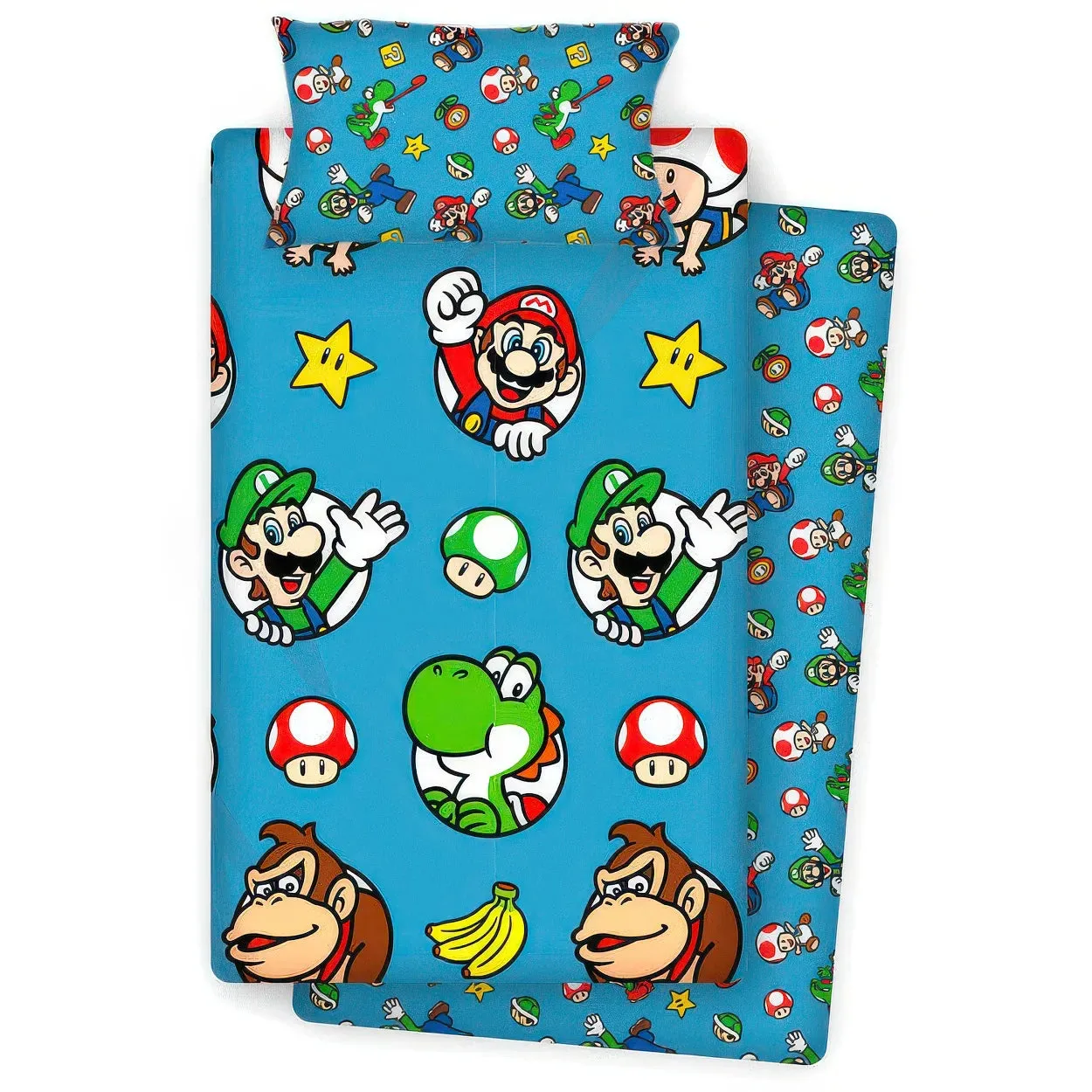 Super Mario Bros Sheets Set Bed 90cm Marvel Universe