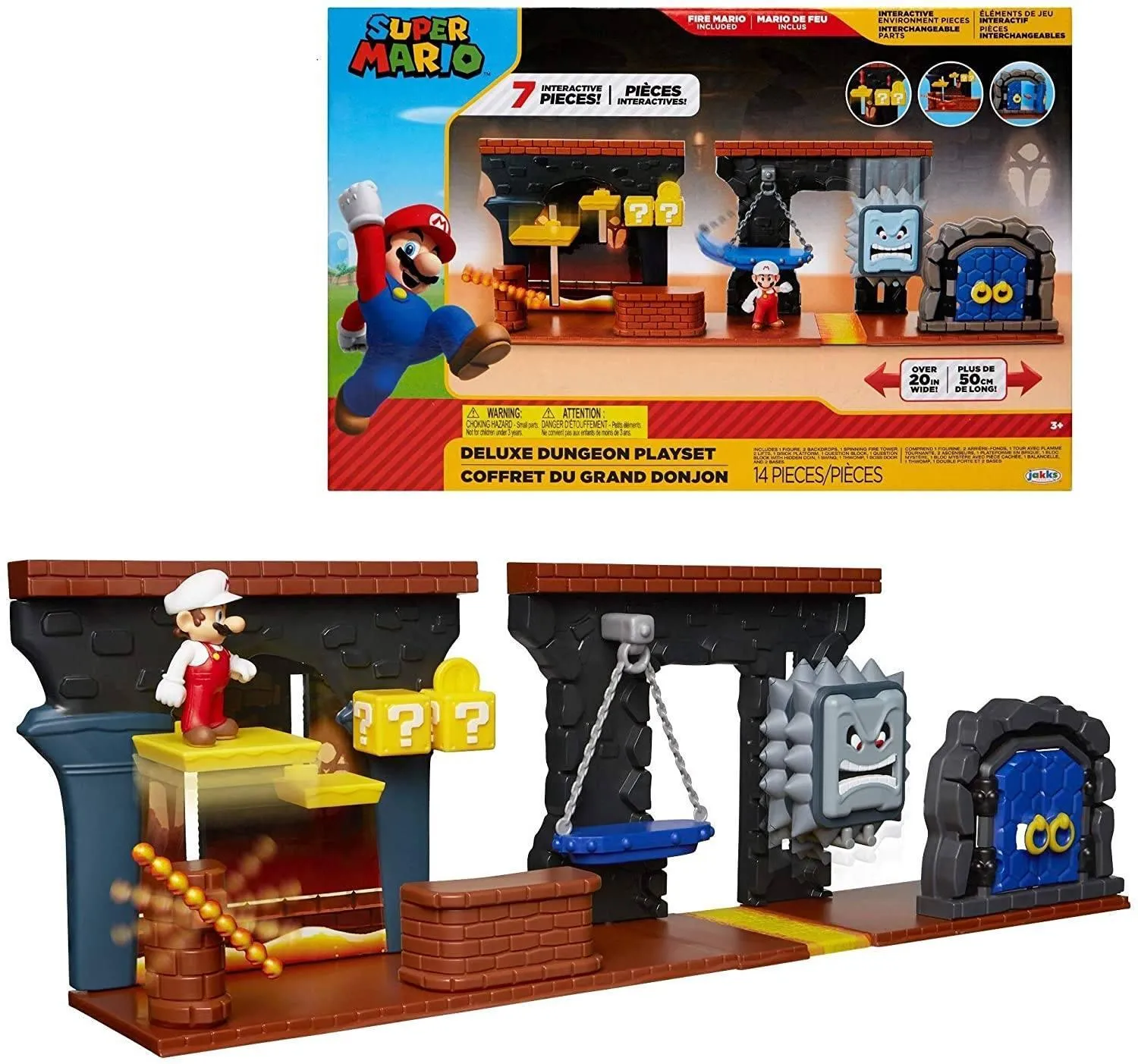 Super Mario JPA85993 Dungeon Deluxe Playset Construction Vehicle