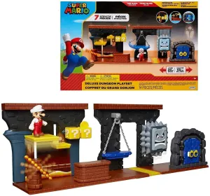 Super Mario JPA85993 Dungeon Deluxe Playset Construction Vehicle