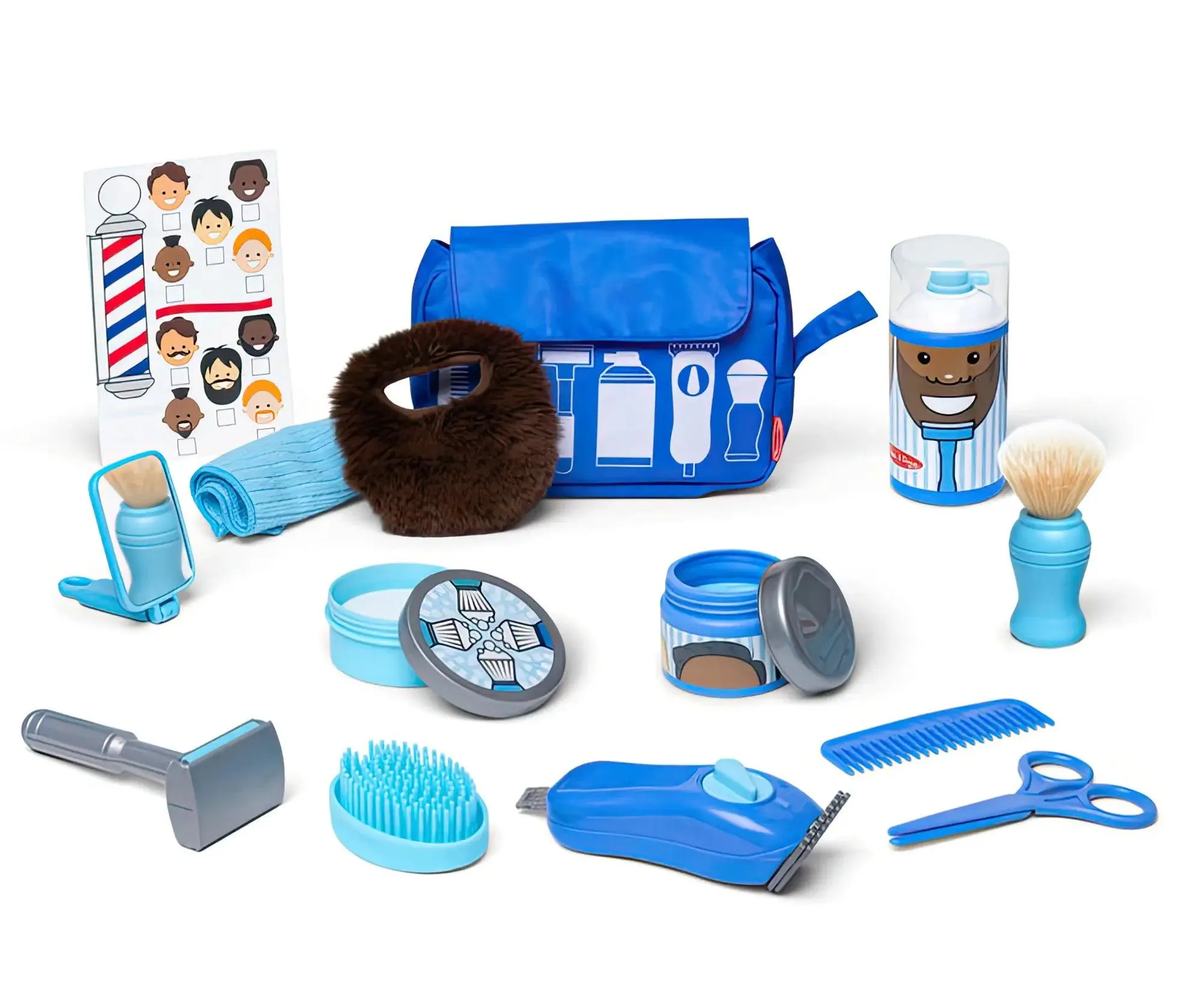 Cute Animal Melissa & Doug 31810 Barber Shop Play Set