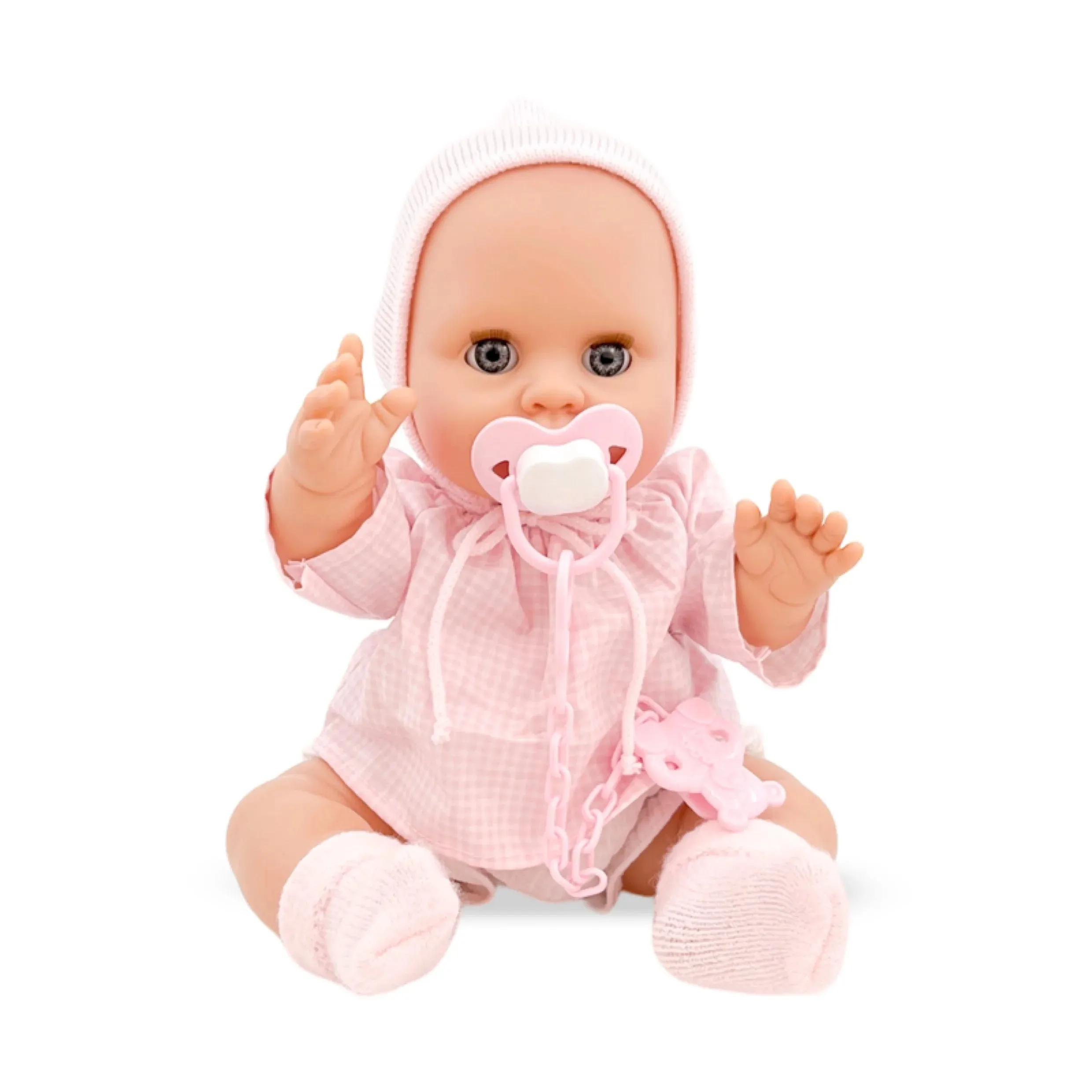 Themed Exhibit Berjuan 6006 Baby Susu Interactive Sister Doll 38cm