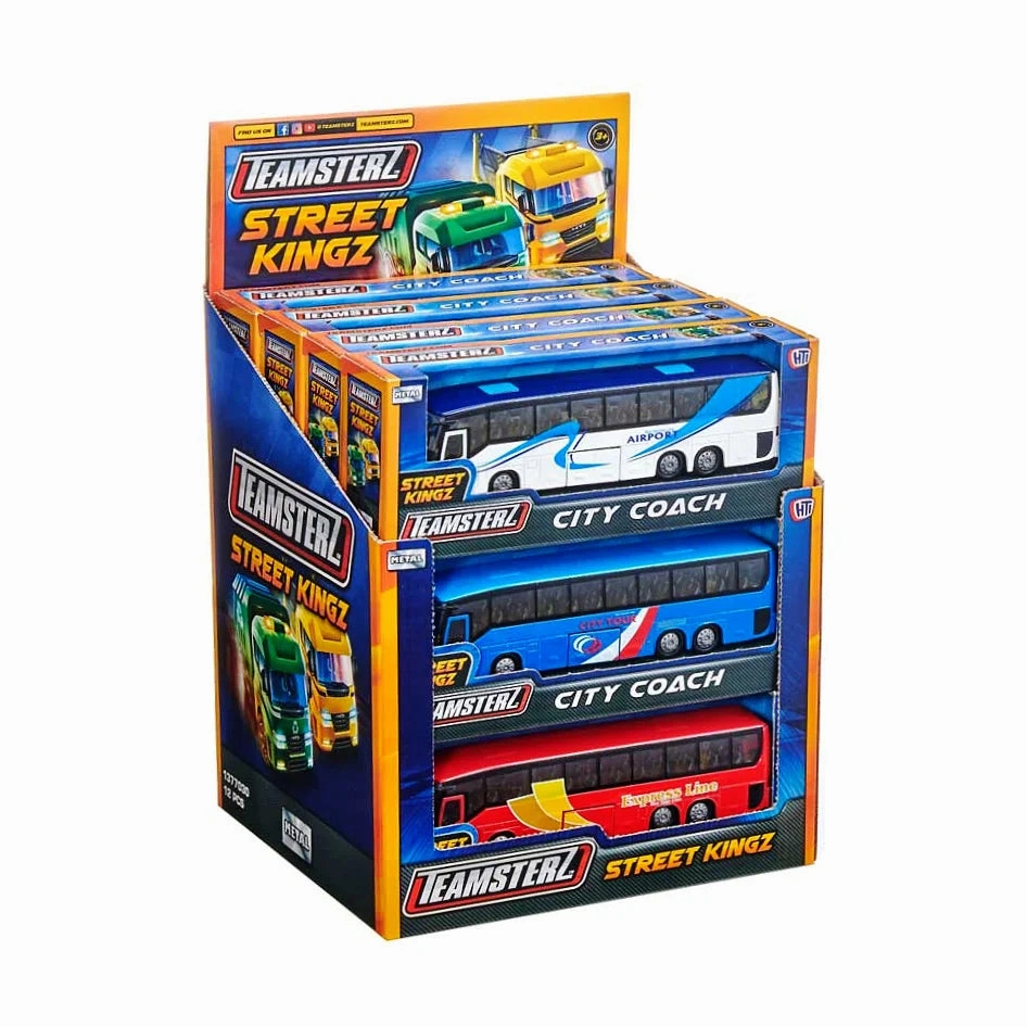Influencer Pick Teamsterz Street Kingz City Die-Cast Coach - Assorted