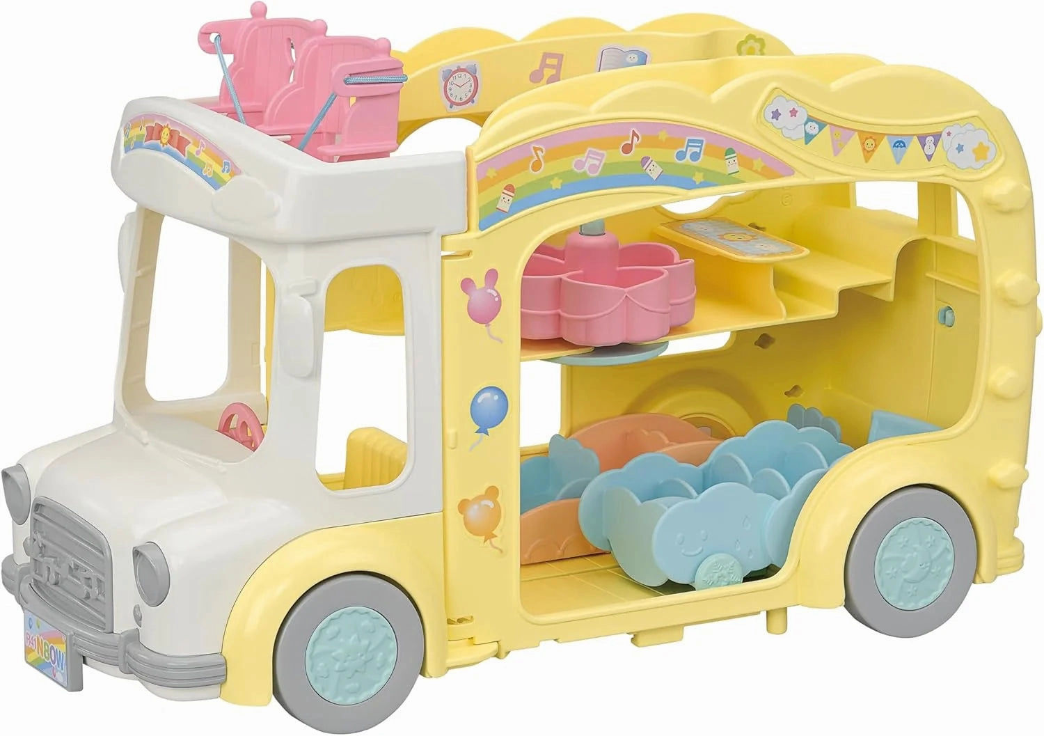 Sylvanian Families 5744 Rainbow Fun Nursery Bus Special Release