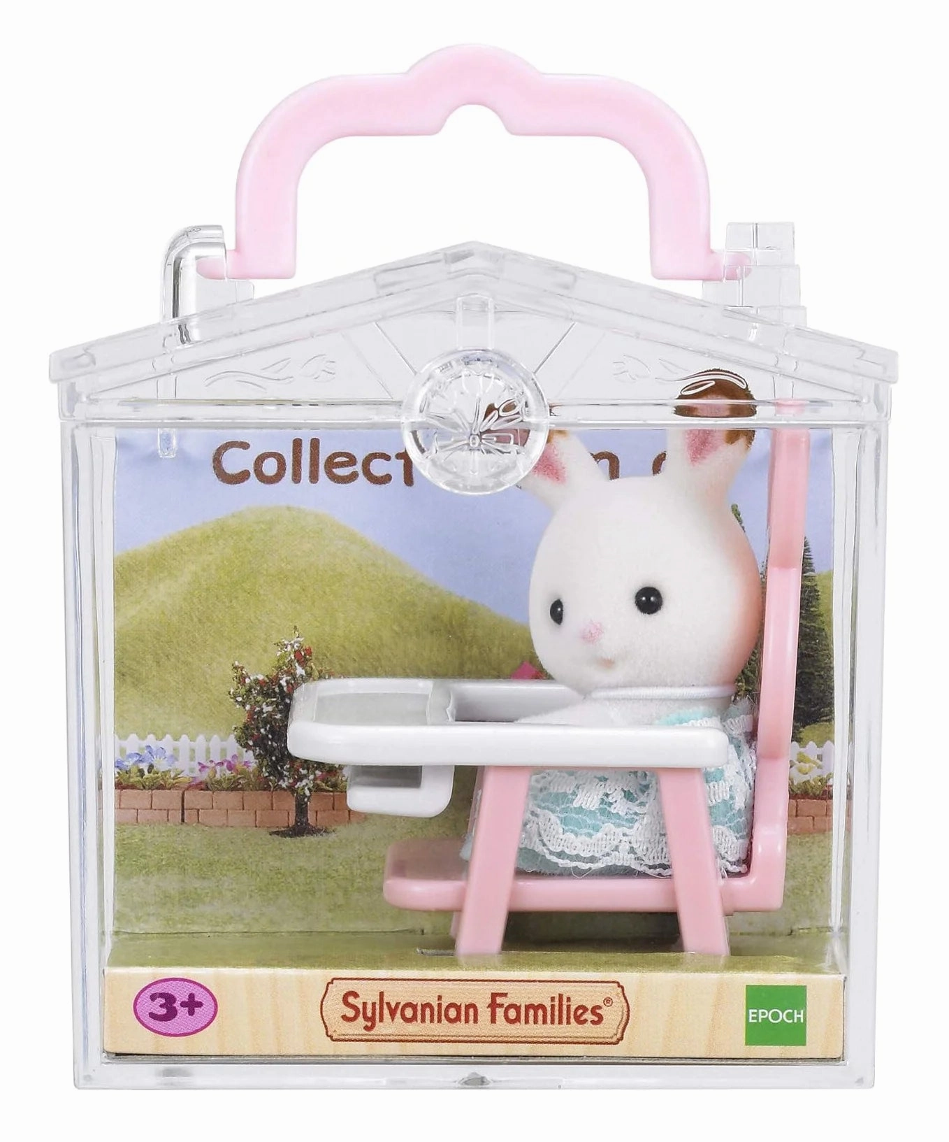 Prehistoric Animal Movie Replica Sylvanian Families Baby Carry Case (Rabbit On Baby Chair)